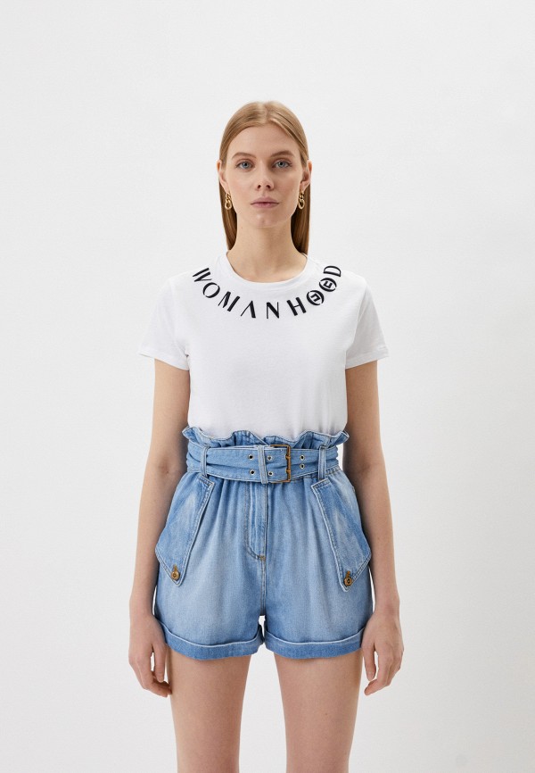 

Футболка Elisabetta Franchi, Белый, MA01121E2