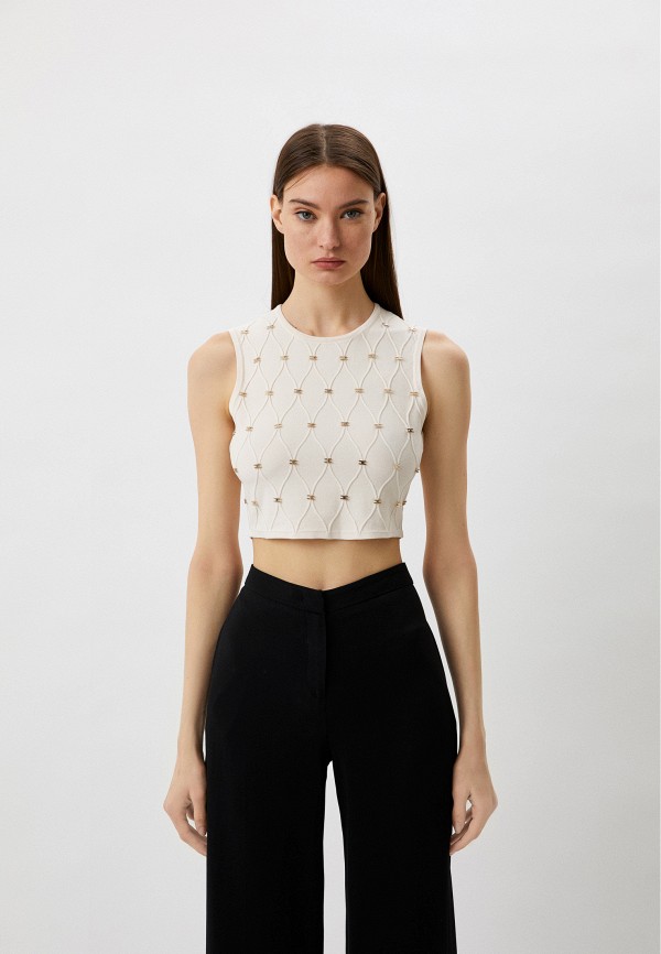 

Топ Elisabetta Franchi, Бежевый, Elisabetta Franchi RTLABD300301