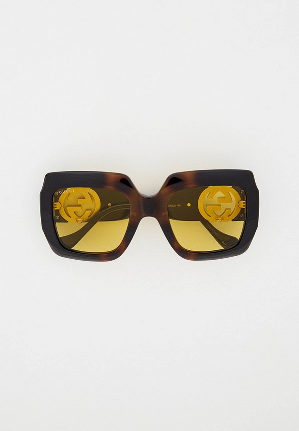 

Очки солнцезащитные Gucci, Коричневый, GG1022S 004