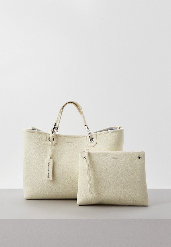 

Сумка, косметичка и брелок Emporio Armani, Белый, MY EA