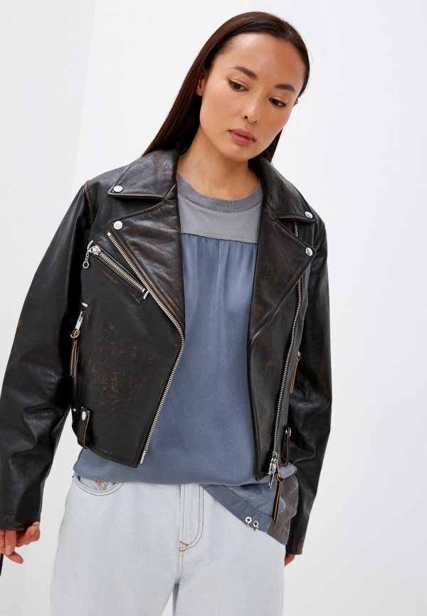 

Куртка кожаная Diesel, Черный