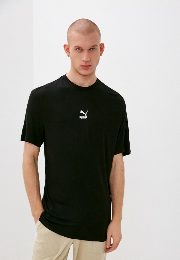 

Футболка PUMA, Черный, Classics Relaxed Splitside Tee