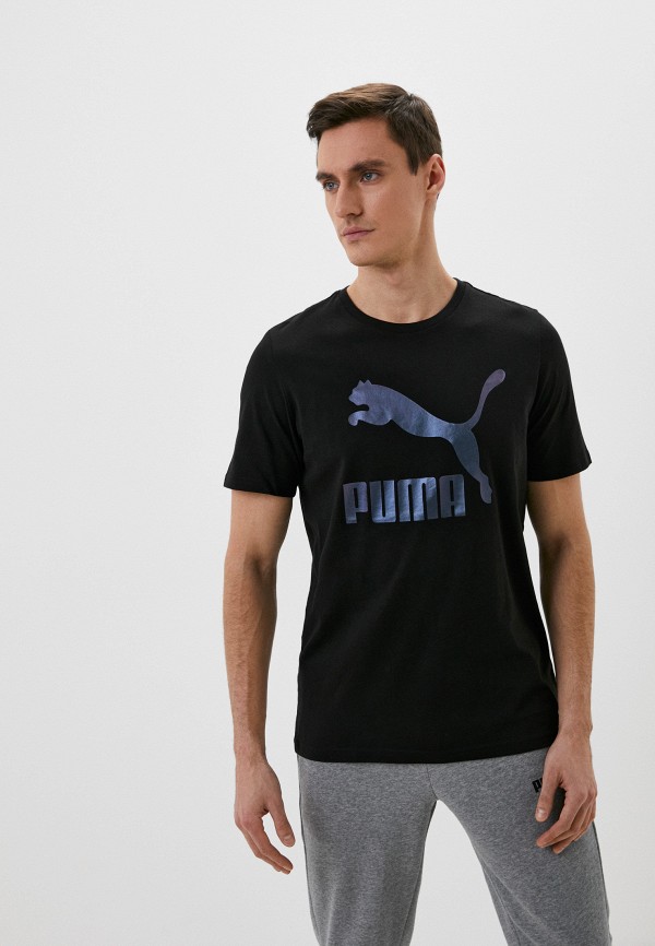 

Футболка PUMA, Черный, Classics Logo Metallic Tee