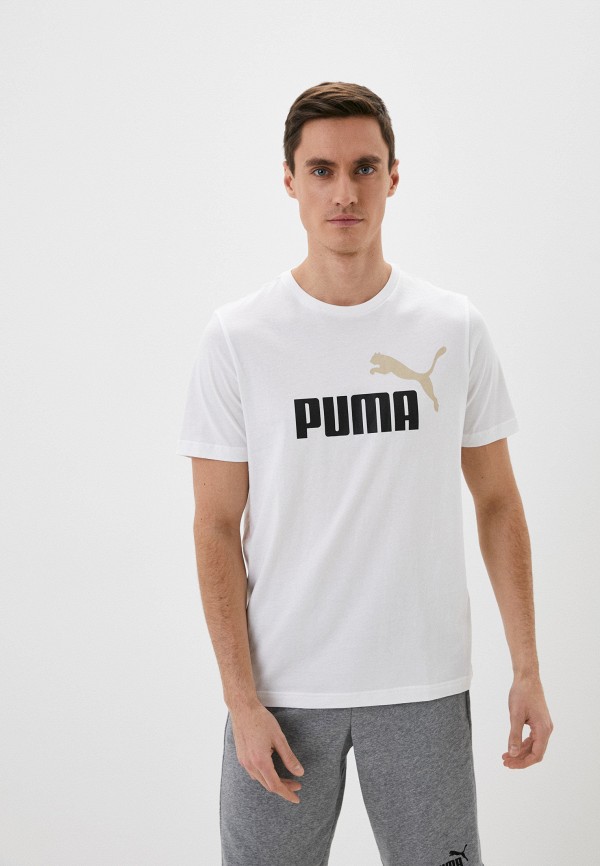 

Футболка PUMA, Белый, ESS+ 2 Col Logo Tee