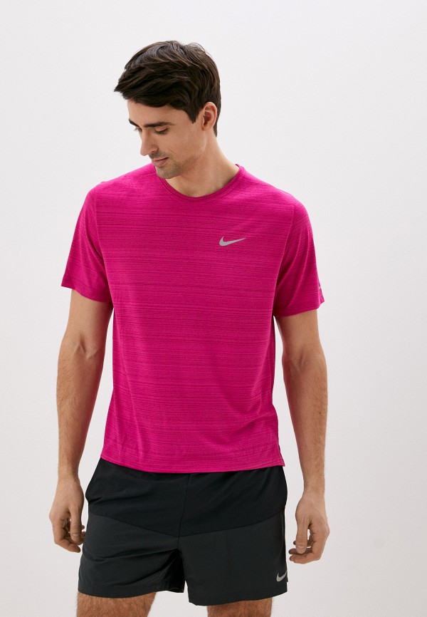 

Футболка спортивная Nike, Фуксия, M NK DF MILER TOP SS