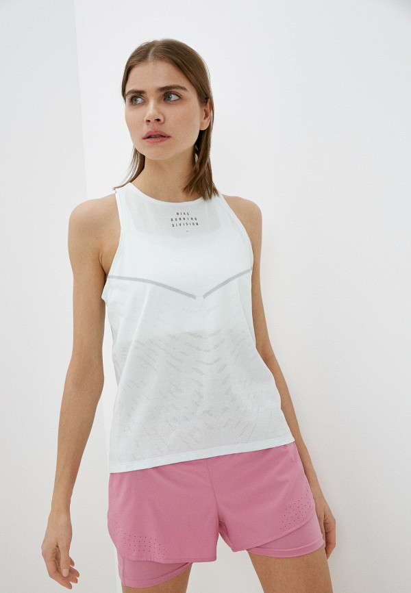 

Майка спортивная Nike, Бирюзовый, W NK DFADV RUN DVN ENG TANK