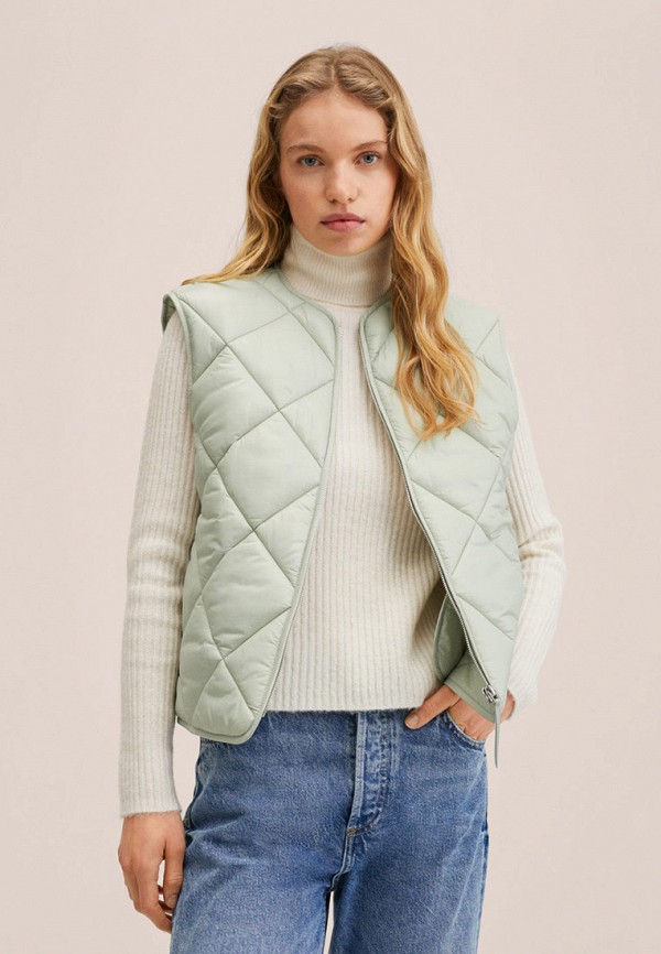 

Жилет утепленный Mango, Бирюзовый, Mango RTLABD466601