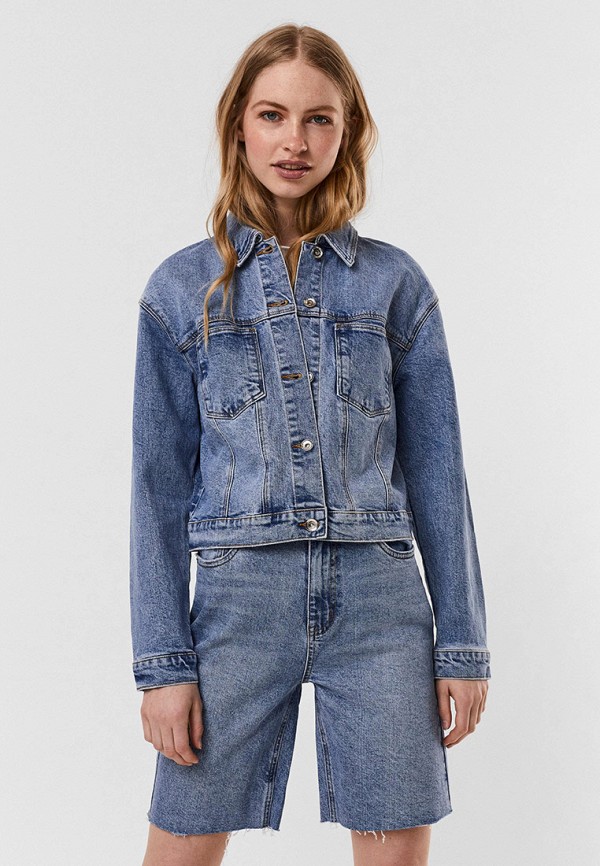 Куртка джинсовая Vero Moda синий 10258263 RTLABD579701