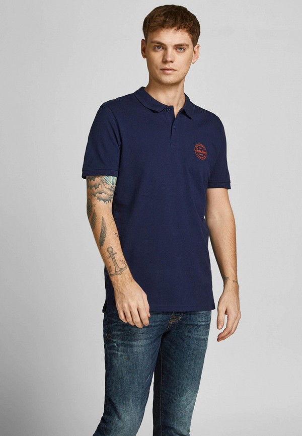 

Поло Jack & Jones, Синий