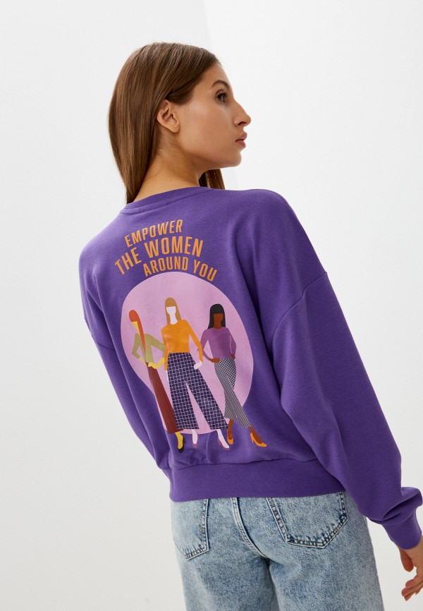 

Свитшот Only, Фиолетовый, WOMENS DAY