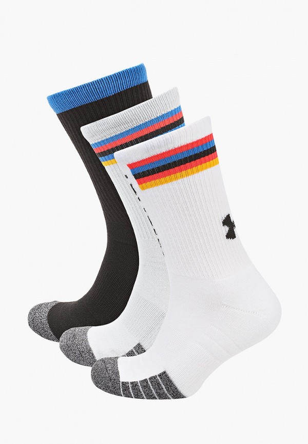 

Носки 3 пары Under Armour, Разноцветный, UA Heatgear Novelty Crew