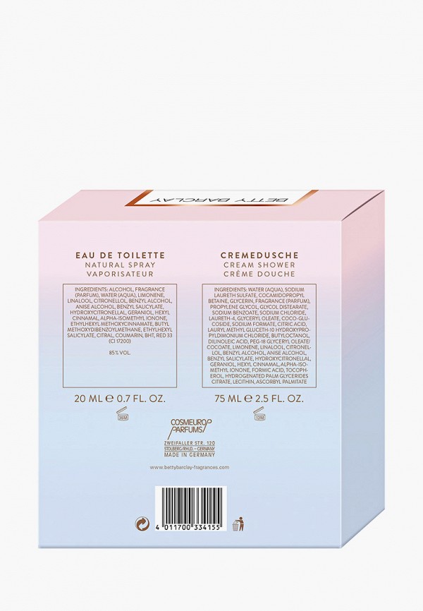 фото Набор парфюмерный betty barclay