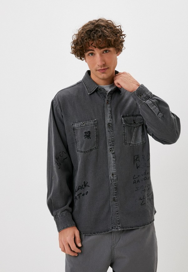 

Рубашка джинсовая Desigual, Серый, Desigual RTLABD615501