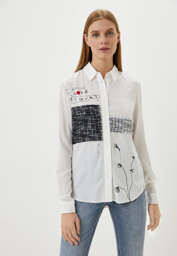 

Блуза Desigual, Белый, Desigual RTLABD620101