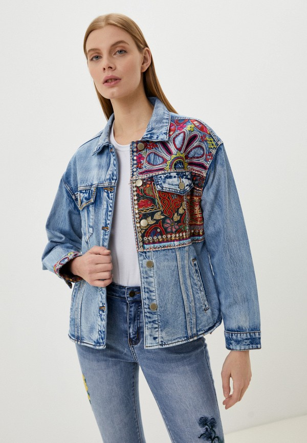 

Куртка джинсовая Desigual, Голубой, Desigual RTLABD621601