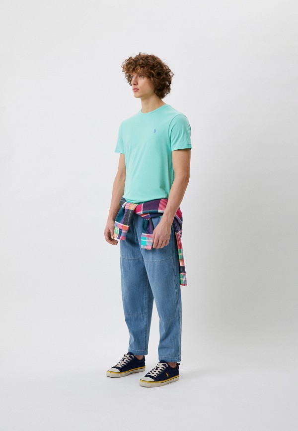 

Футболка Polo Ralph Lauren, Бирюзовый, Polo Ralph Lauren RTLABD648701