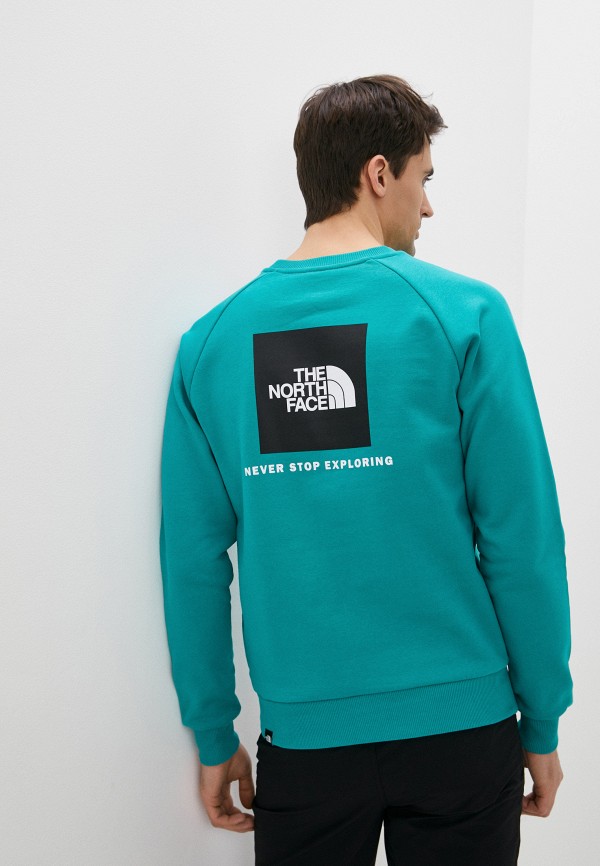 

Свитшот The North Face, Бирюзовый, M RAGLAN REDBOX CREW - NEW - EU