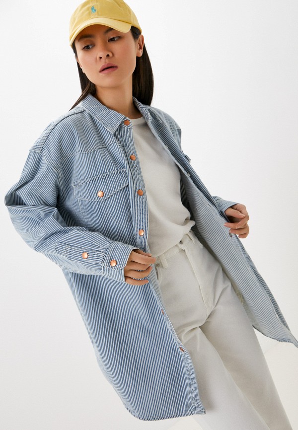 

Рубашка джинсовая Wrangler, Голубой, Overshirt