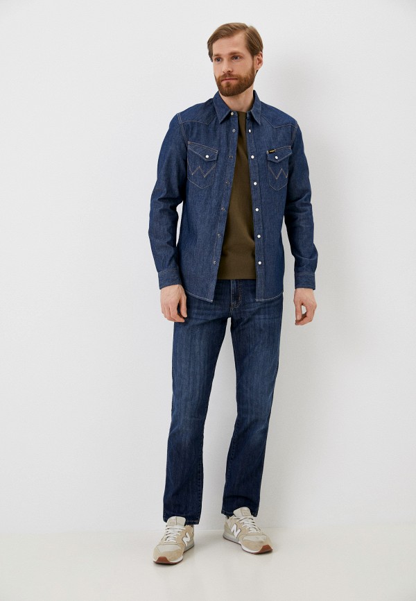 фото Рубашка джинсовая wrangler