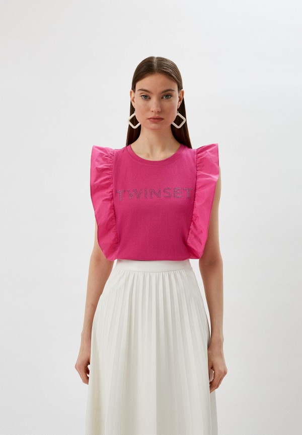 

Футболка Twinset Milano, Розовый, U&B