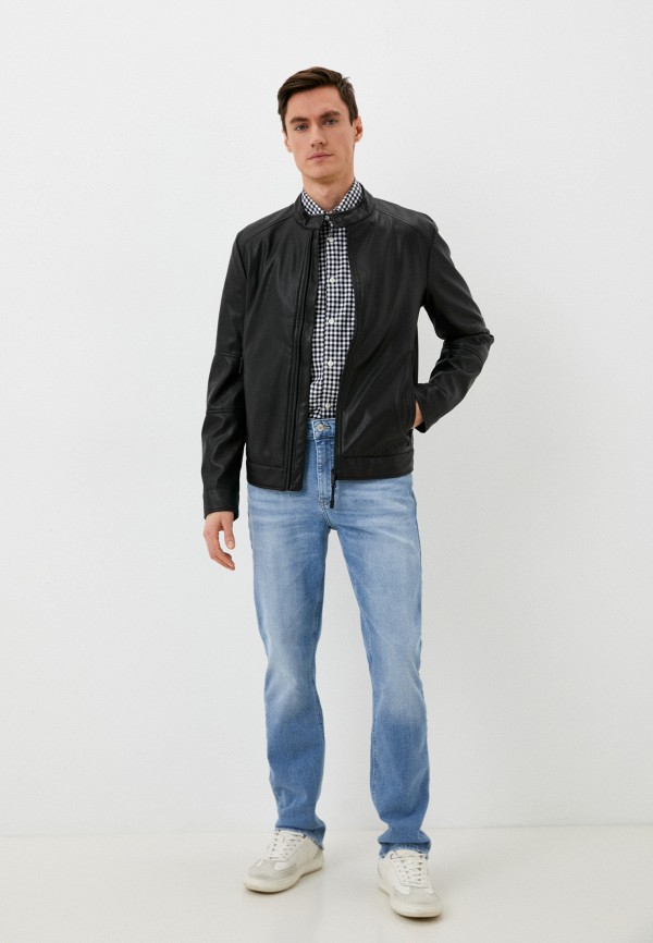 фото Куртка кожаная geox