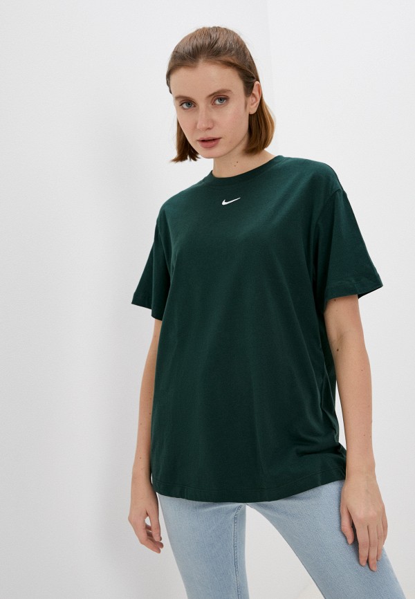 

Футболка Nike, Зеленый, W NSW ESSNTL TEE BF LBR