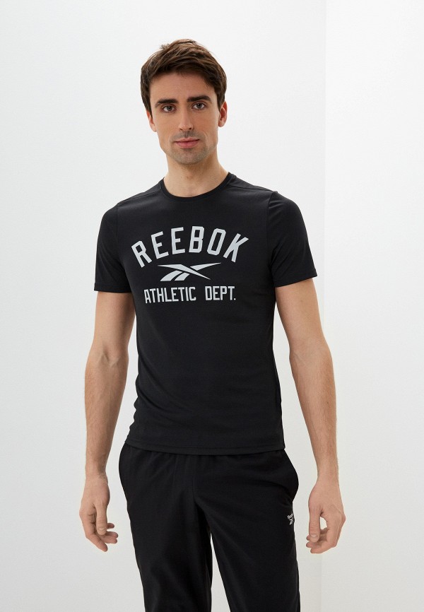 

Футболка Reebok, Черный, WOR POLY GRAPHIC SS TEE