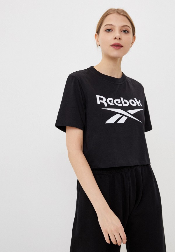 

Футболка Reebok, Черный, RI BL CROP TEE