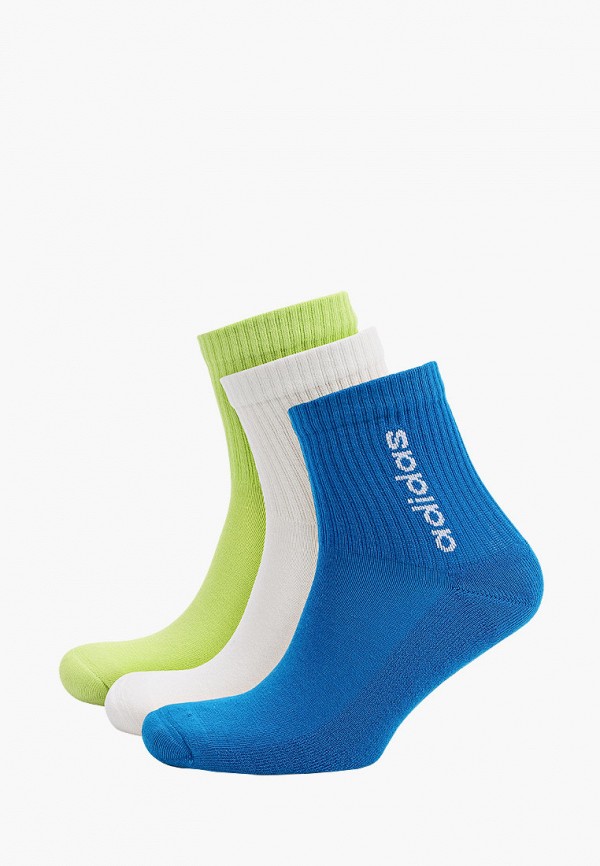 

Носки 3 пары adidas, Белый;голубой;зеленый, adidas RTLABD906501