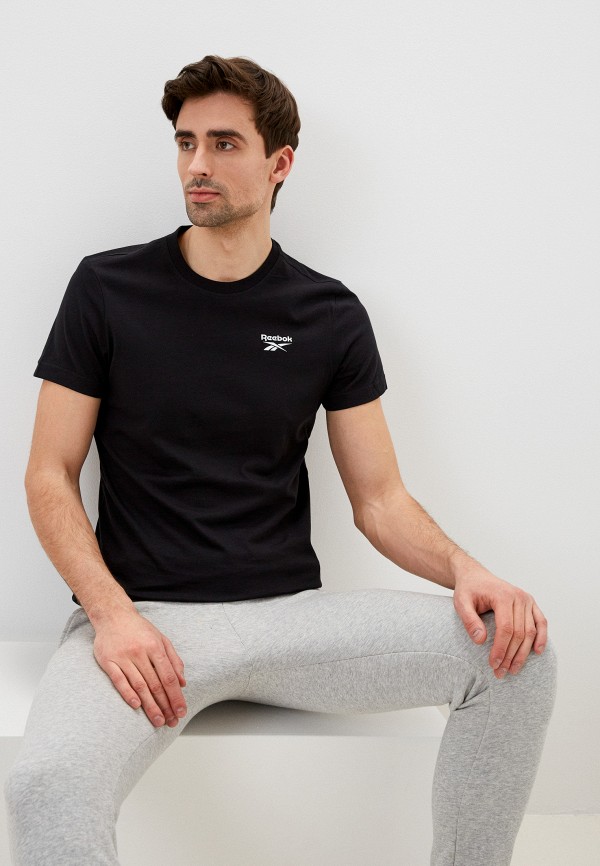 

Футболка Reebok, Черный, RI LEFT CHEST LOGO TEE
