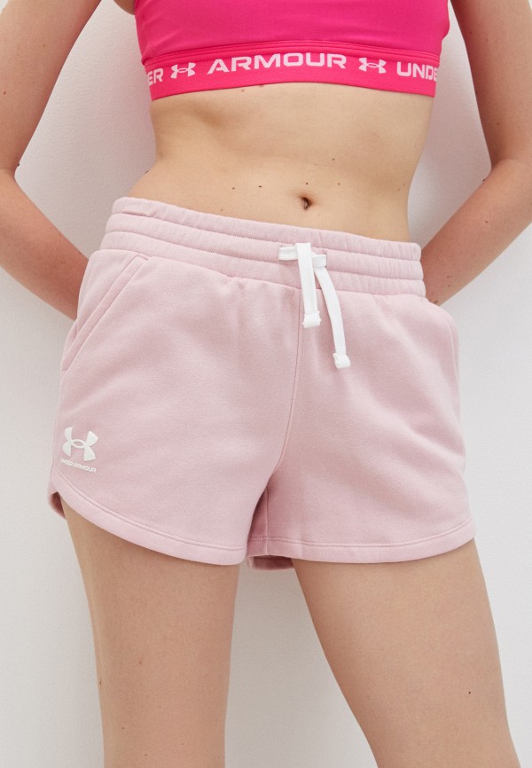 

Шорты спортивные Under Armour, Розовый, Rival Fleece Short