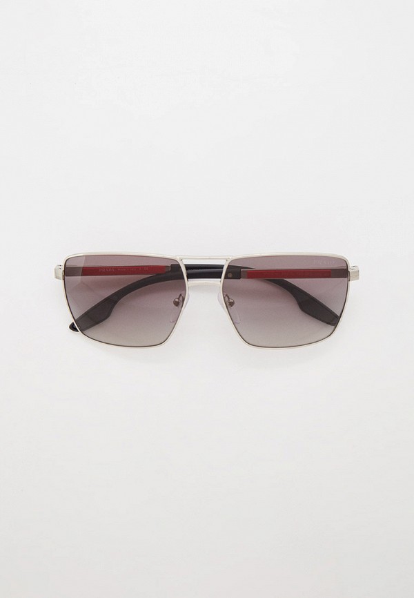 

Очки солнцезащитные Prada Linea Rossa, Серебряный, PS 50WS 1BC08O