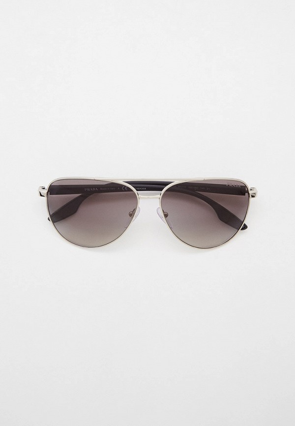 

Очки солнцезащитные Prada Linea Rossa, Серебряный, PS 52WS 1BC08O