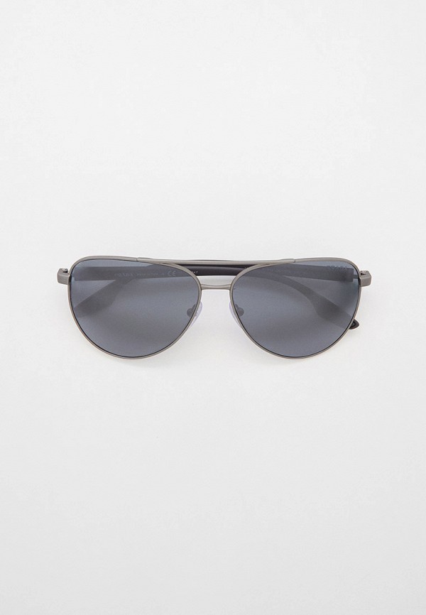 

Очки солнцезащитные Prada Linea Rossa, Серебряный, PS 52WS DG107G