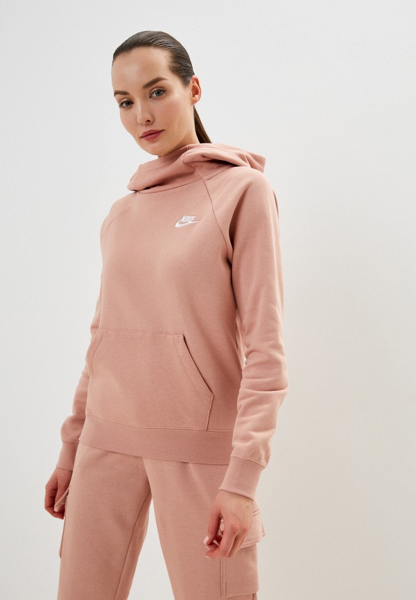 

Худи Nike, Бежевый, W NSW ESSNTL FLC FNL HOODIE