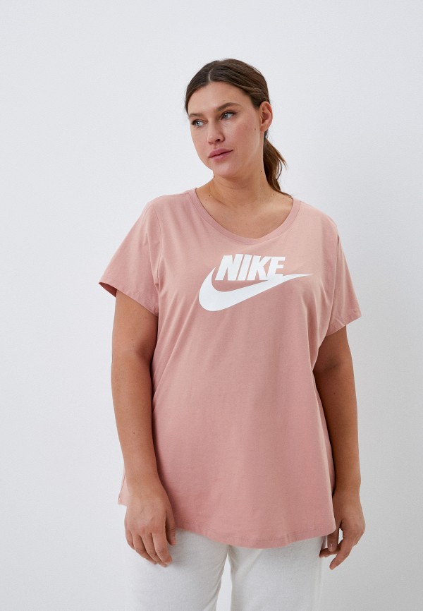 

Футболка Nike, Бежевый, W NSW TEE ESSNTL FUTURA PLUS