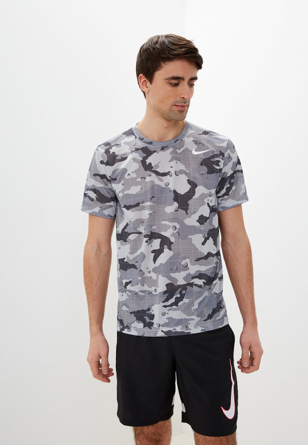 

Футболка спортивная Nike, Серый, M NK DF TEE LGD CAMO AOP