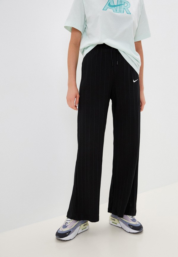 

Брюки спортивные Nike, Черный, W NSW JRSY RIB WIDE LEG PNT