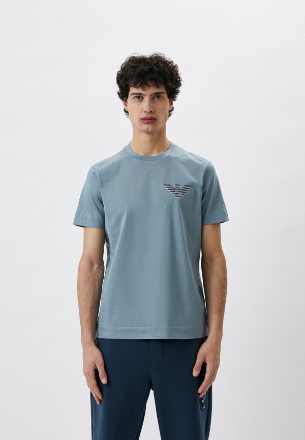

Футболка Emporio Armani, Синий, Emporio Armani RTLABE030801