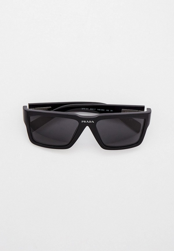

Очки солнцезащитные Prada, Черный, PR 10YS 1AB5S0