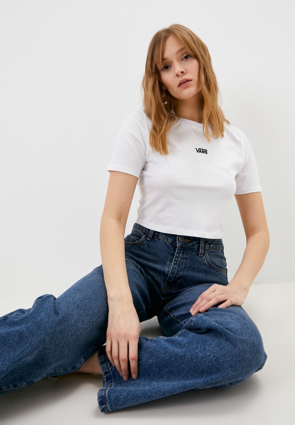

Футболка Vans, Белый, WM FLYING V CROP