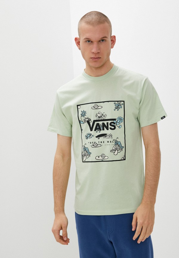 

Футболка Vans, Зеленый, MN CLASSIC PRINT BOX