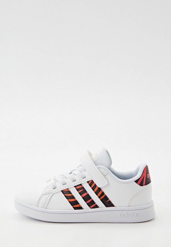 

Кеды adidas, Белый, GRAND COURT EL C