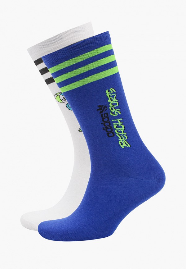 

Носки 2 пары adidas Originals, Белый;синий, adidas Originals RTLABE139001