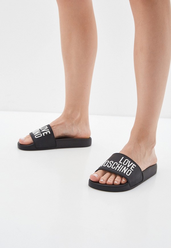 фото Сланцы love moschino
