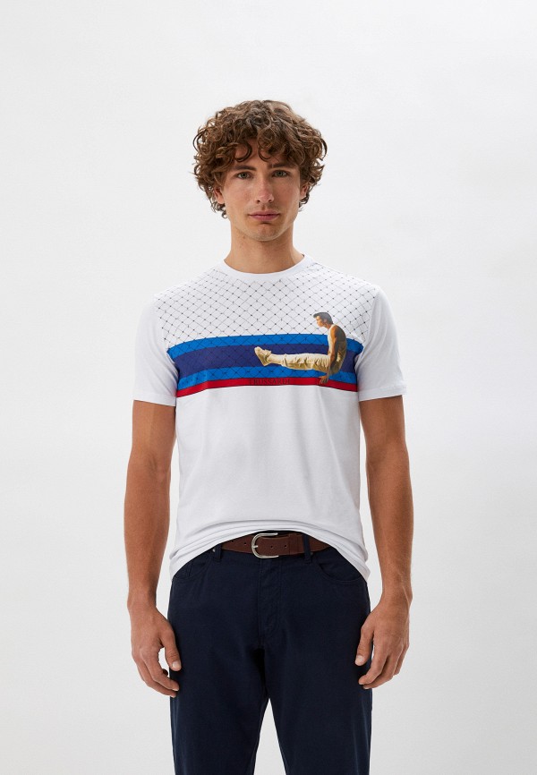 

Футболка Trussardi, Белый, Trussardi RTLABE180801