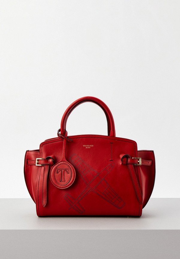 

Сумка и брелок Trussardi, Бордовый, Trussardi RTLABE182801