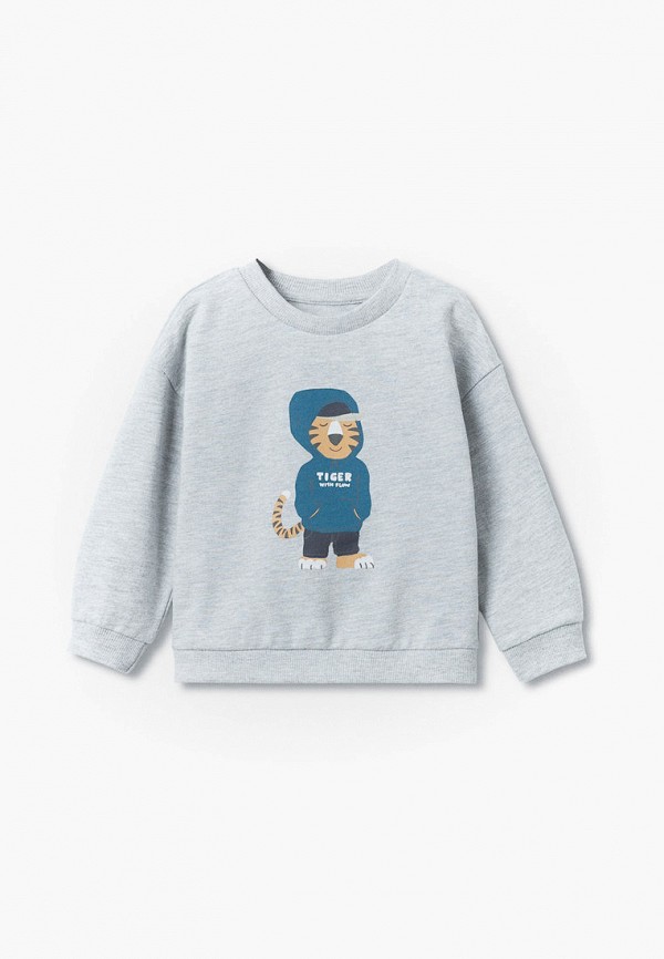 

Свитшот Mango Kids, Серебряный, FLOW