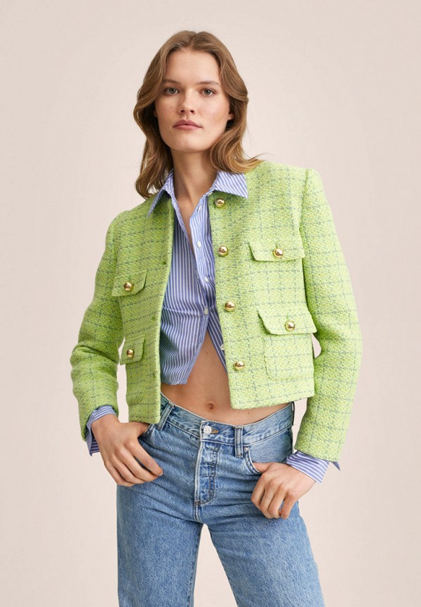 

Жакет Mango, Зеленый, WINTOUR