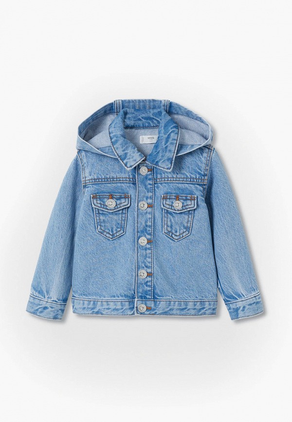 

Куртка джинсовая Mango Kids, Голубой, HOODIE